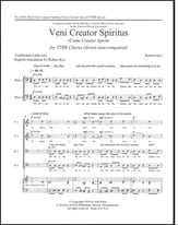 Veni Creator Spiritus TTBB choral sheet music cover